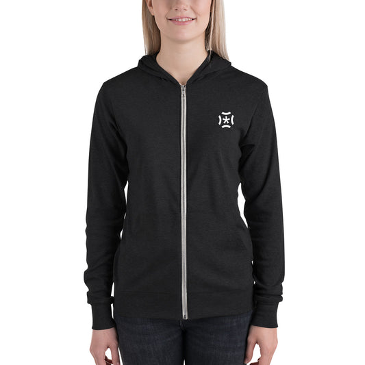 Unisex Dark zip hoodie
