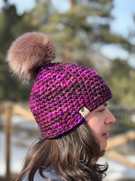 Limited Edition Curated Purple Beanie